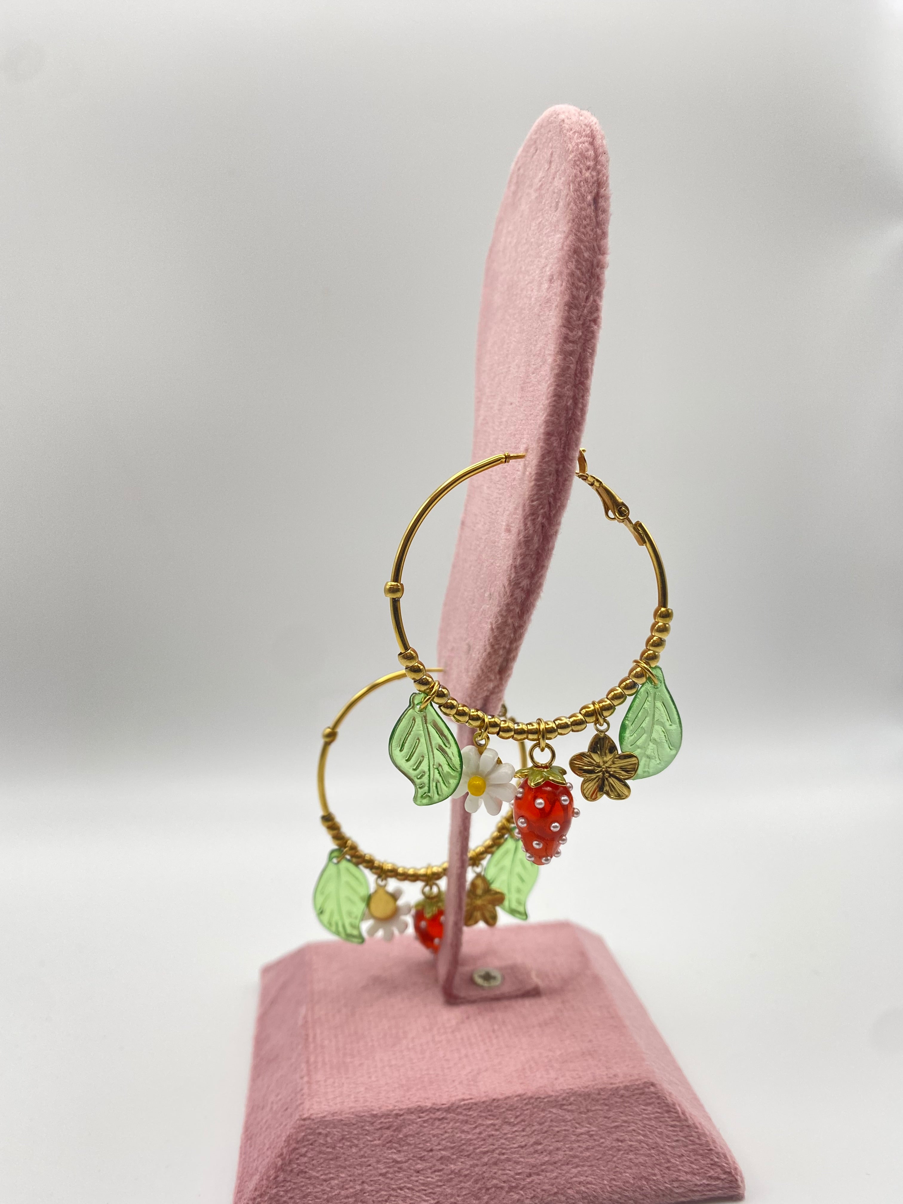 Orecchini Fior di Fragola