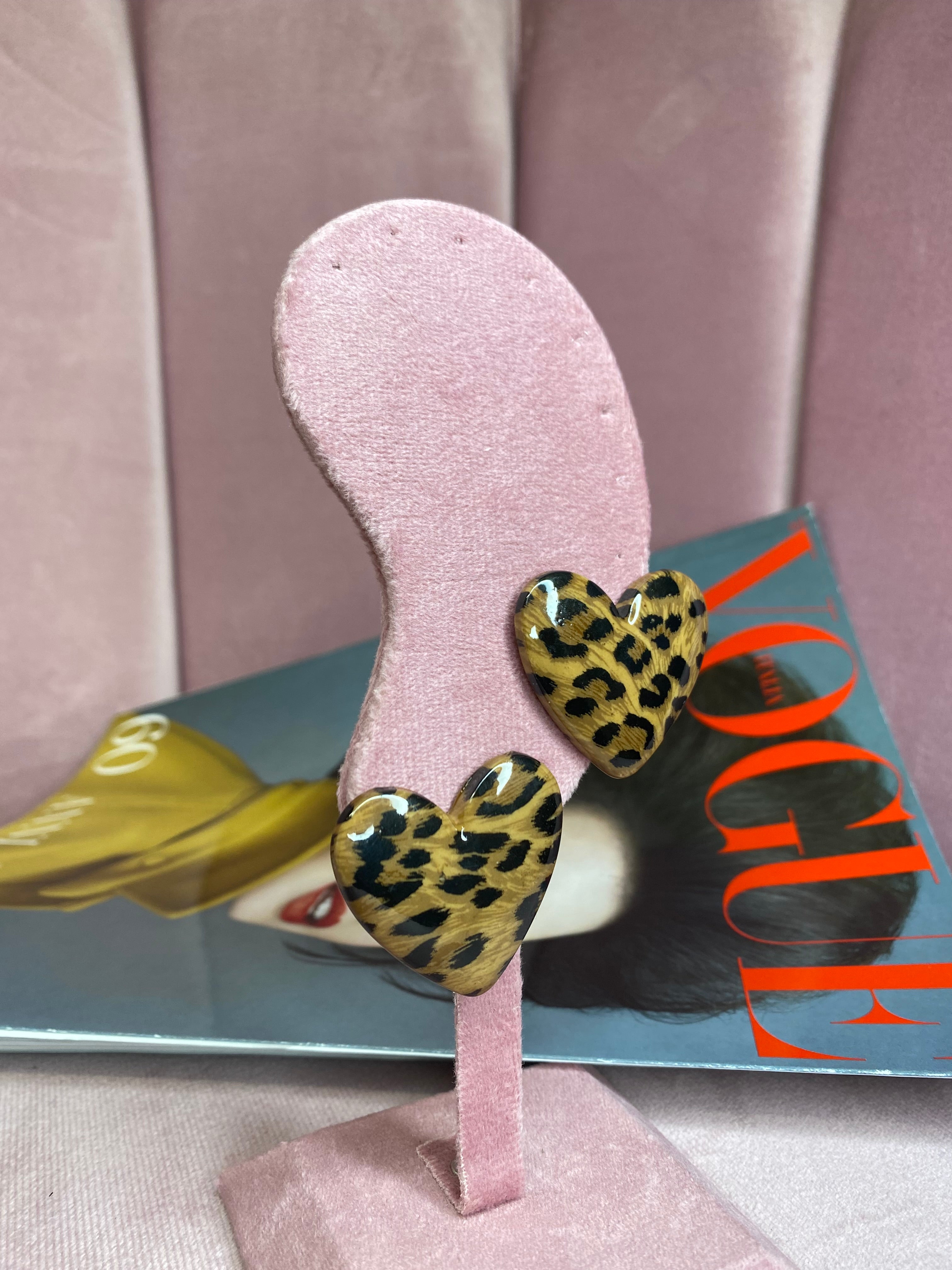 Orecchini Cuore Maculato